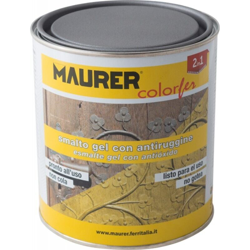 SMALTO GEL Antiruggine Antichizzato Conf. da 750 ml colore ANTRACITE - Maurer precio