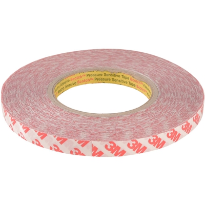 Rotolo adesivo strisce LED biadesivo 3M bobina 500cm per profili alluminio 12mm
