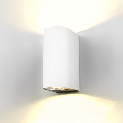 Applique LED bianco 16W GU10 lampada doppia emissione luce parete giardino IP65 Luce 4000K