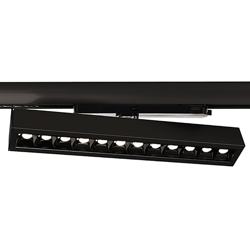 Planetitaly - Barra LED 30W orientabile faretto track trifase slim 3-Phasen luce spot 2400lm Luce Bianco naturale Colore Bianco en oferta