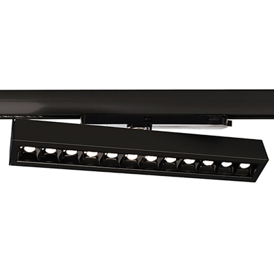 Planetitaly - Barra LED 30W orientabile faretto track trifase slim 3-Phasen luce spot 2400lm Luce Bianco naturale Colore Bianco