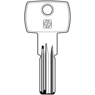 CHIAVI OTTONE AGB7 punzonate X 5 PZ SILCA