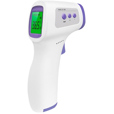 Asupermall - Termometro frontale portatile GP-300 termometro elettronico senza contatto senza batteria spedito viola
