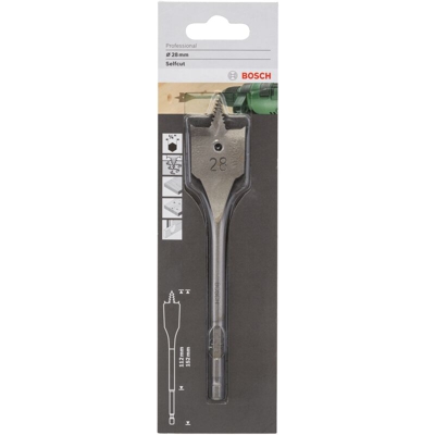 Bosch velocità profilin trapano selfcut 28 millimetri hex