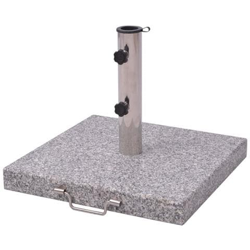 Base Ombrellone Quadrata In Granito, ? 48 Cm. en oferta