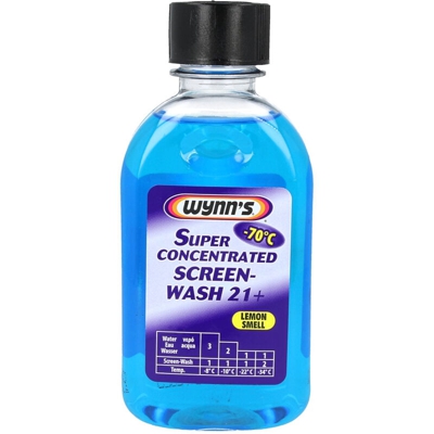 LEDLUX W45101 Wynns Super Concentrated Screen Wash 21+ Detergente Antigelo per Lavavetri Fino A -70 Gradi 250ml