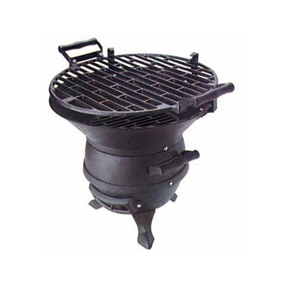 Barbecue a legna o carbone corpo in ghisa per esterno
