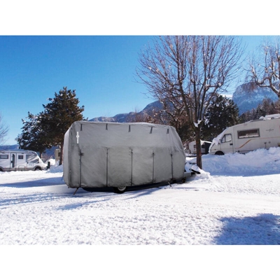 Telo Copri Caravan Roulotte Caravan Cover 6M - copertura totale - idrorepellente - Misura 700-750 cm - Brunner