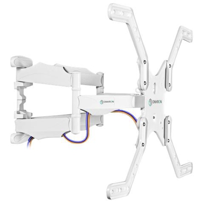 Staffa TV da parete da 32 a 70 LCD LED con VESA 600 x 400 mm - Staffa TV con Carico max. 40kg - M5LWHT