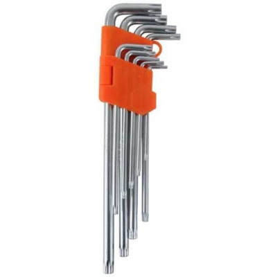 Machieraldo Gustavo - CHIAVI TORX T10/50 Pz 9 C/FORO CV LUNGH.ALTE 05326