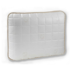 Homemania - Cuscino Bed - Guanciale - per Letto - Crema, Viola in Cotone, Visco, 45 x 65 cm características