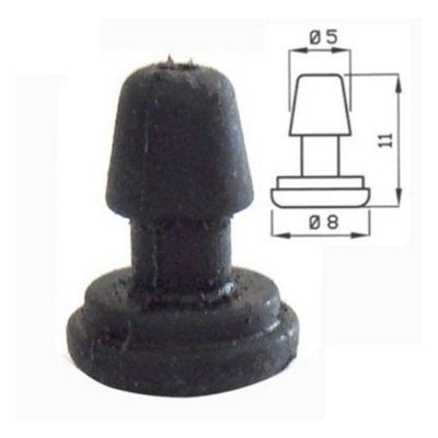 Ricel Sud - STAR ARISTON INDESIT GOMMINO ANTIGRAFFIO PER GRIGLIA CUCINA GAS 4 PZ P0011