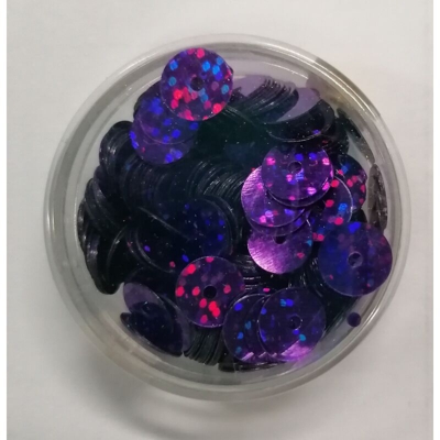 Knorrprandell- Paillette Glamour Lilla 8Mm - 5Gr