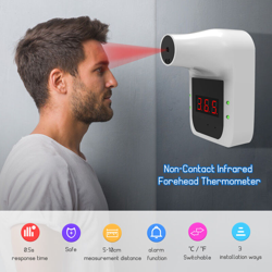 Asupermall - Il termometro a infrarossi senza contatto sospeso HGB02 viene spedito senza batterie características