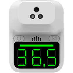 Asupermall - [Non medico] Mini termometro ad alta precisione K3 + montato a parete, termometro a infrarossi senza contatto, unit características