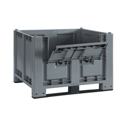 Cargopallet 700 PLUS grigio ATX con sportello e 2 travette, 1200x1000xh830 en oferta