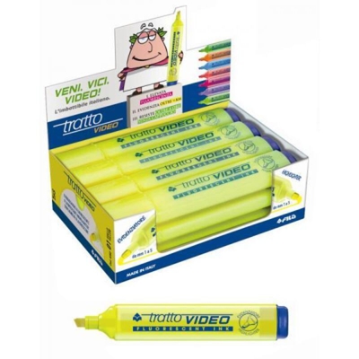 Evidenziatore Tratto Video Giallo Dicanio