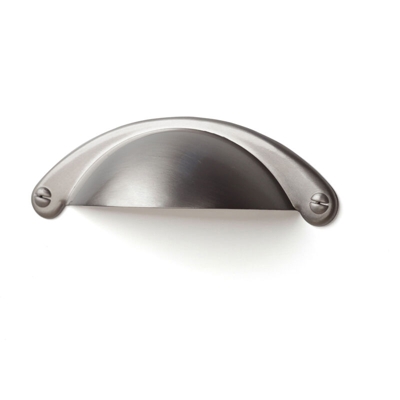 Maniglia in stile decorativo, Zama, Nichel Satinato, 64 mm interasse. Marchio REI