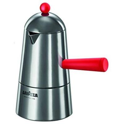 Lavazza Carmencita Pop Caffettiera Induzione 2 Tazze Rosso