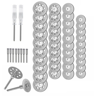 Asupermall - Disco da taglio diamantato 50x Disco da taglio per metalli Dremel per rettificatrice per utensili rotanti