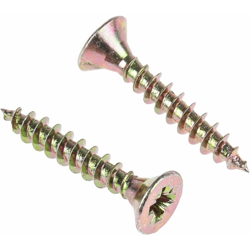 Vite per legno in Acciaio passivato giallo, zincato RS PRO 30mm, filettatura 5mm, guida Pozidriv (Confezione da 100) características