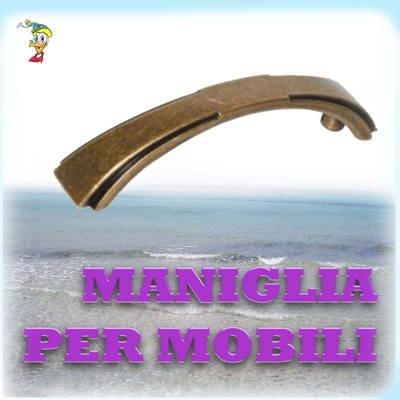 Maniglia per mobili antichizzata 15046 z mm 96 florence