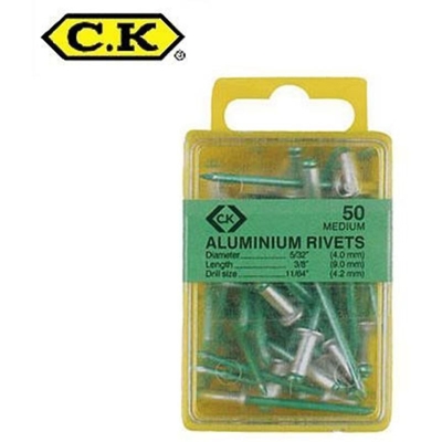 T3819A 508 Rivetto (Ø x L) 4 mm x 6 mm Alluminio Alluminio 50 pz. - C.k.