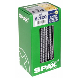 Lotto Di 24 Vite A Testa Cilindrica Acciaio, Diam.6 Mm X L.120 Mm - Spax características