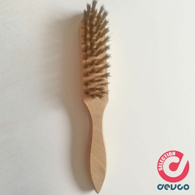 Spazzola tipo ricurvo filo ondulato ottone D 3981 3300 ABC