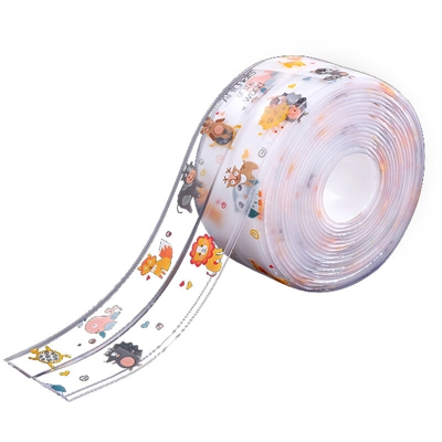 Adesivi da cucina impermeabili e resistenti alla muffa foresta trasparente per animali domestici