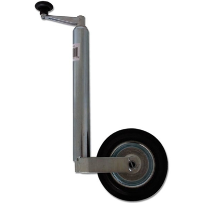 Ruotino d'appoggio zincato per carrelli mm 200x50