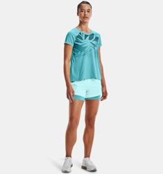 Shorts UA Iso-Chill Run 2-in-1 da donna en oferta