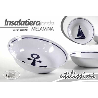 Insalatiera Melamina Cm.18 Dec. Mare