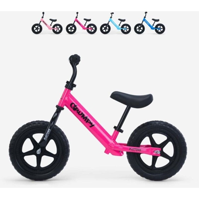 Playtown - Bicicletta senza pedali per bambini gomme in EVA Grumpy | Colore: Fucsia