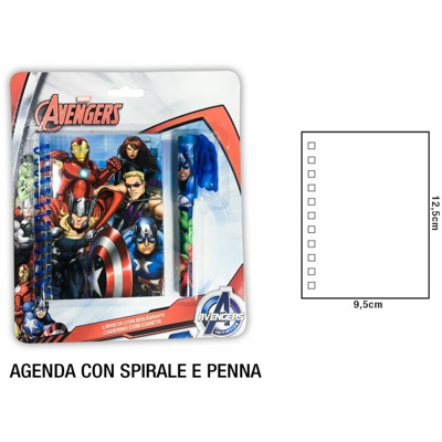 Agenda Spiral + Penna Disney Avengers