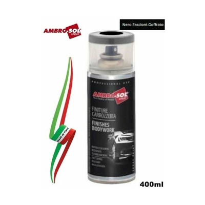 Smalto Testurizzato Goffrato Professionale Spray X Fascioni E Paraurti Ambro-Sol