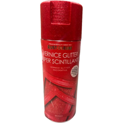 Spray Glitter Scintillante 4ooML Colore Rosso en oferta