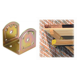 Aldeghi - GIUNZIONE A U PER TRAVI ART.761 mm 61 x 60 x 80 en oferta