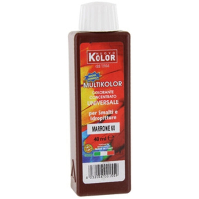 -senza Marca/generico- - 12 PZ Di COLORANTE UNIVERSALE ML.40 MARR.OSSIDO 60RL