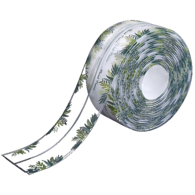 Adesivi da cucina impermeabili e resistenti alla muffa stampa trasparente profumo di erba verde