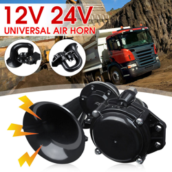 Clacson 12V 24V Tromba d'aria universale Forte 120db Tromba singola lumaca per auto camion Bus Van Train características