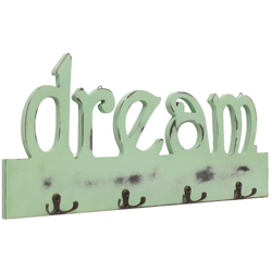 Appendiabiti a Muro DREAM 50x23 cm - Verde - Vidaxl en oferta