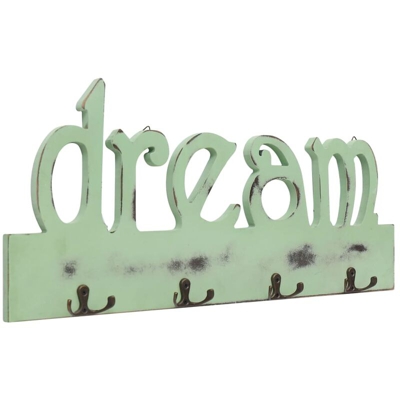 Appendiabiti a Muro DREAM 50x23 cm - Verde - Vidaxl