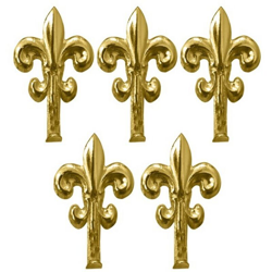 Ganci Giglio Ottone Lucido Bl.5Pz Mm. 33X18 Conf. 20Bl. características