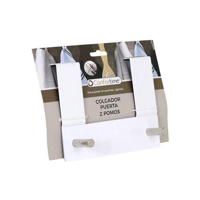 Appendiabiti per Porte (2 Grucce) (17 X 13,4 x 8,5 cm) - Confortime