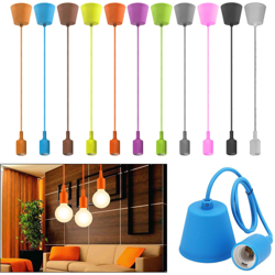 Bill Goff Inc. - Portalampada silicone E27 lampada pendente colorato LED 10W luce cameretta 230V Luce 4000K Colore Viola características