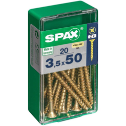 Set Di 20 Viti In Acciaio Testa Piana Pozidriv Spax, Diam.3.5 Mm X Mm L.50 características