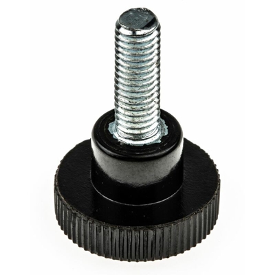 Manopola di serraggio zigrinata RS PRO, M5 x 15mm (Confezione da 10)