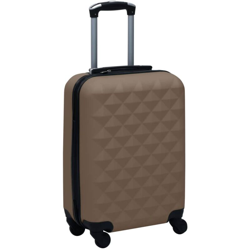 Trolley a Custodia Rigida Marrone ABS - Marrone - Vidaxl en oferta