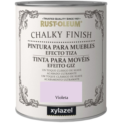 Vernice effetto gesso Chalk Paint Rust-Oleum Xylazel | 750 mL - viola - viola